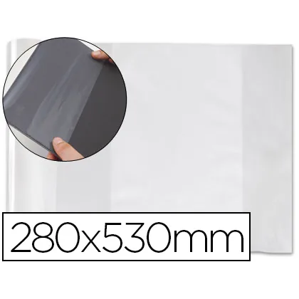 Forralibro Pvc con Solapa Ajustable Adhesivo 280X530 MM