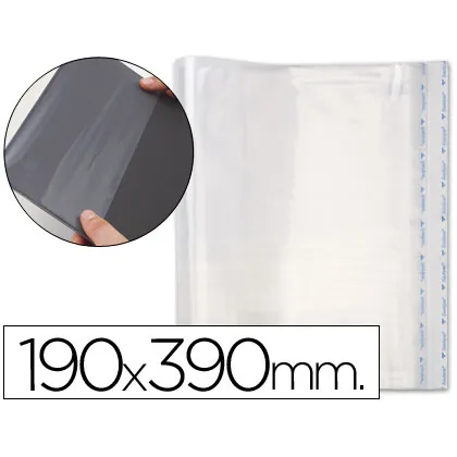 Forralibro Pp Ajustable Adhesivo 190X390MM