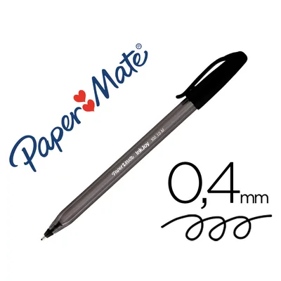 PAPERMATE Boligrafo Paper Mate Inkjoy 100 Punta Media Trazo 1MM Negro