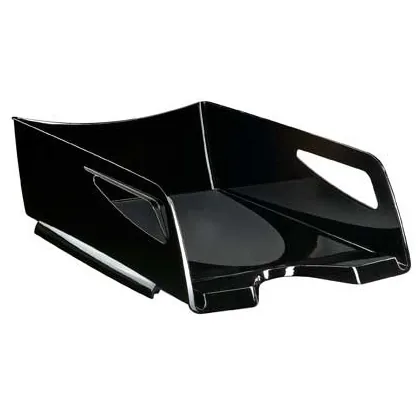 Bandeja Sobremesa Cep Maxi de Gran Capacidad Plastico Negro 386X270X115 MM