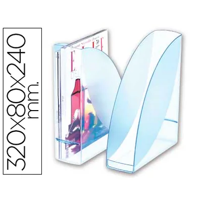 CEP Revistero Cep Confort Ice Blue Plastico Celeste Transparente