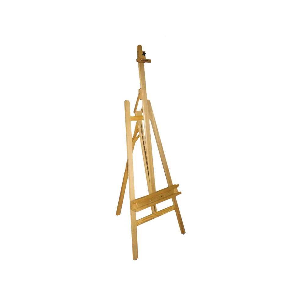 Caballete Pintor Artist Madera 67X104X180 CM Tripode Cremallera Doble Barra