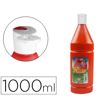 Tempera Liquida Jovi Escolar 1000 ML Bermellon