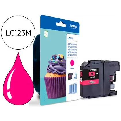 Ink-jet Brother DCP-J132W/152W /552DW/752DW MFC-J740DW/650DW/870DW MFC-J4410DW/4510DW Magenta 600 Pag