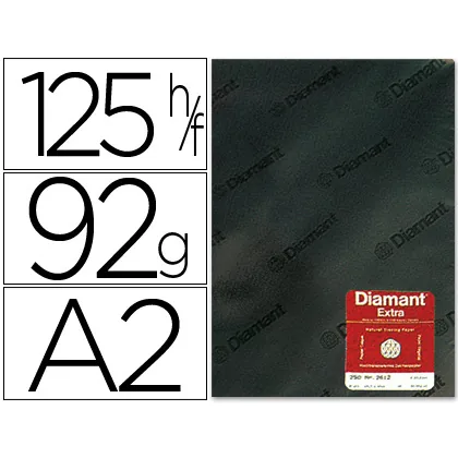Papel Vegetal Diamant DIN A2 92 GR Hoja