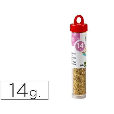 FANTA Purpurina Liderpapel Fantasia Color Oro Bote de 14 GR