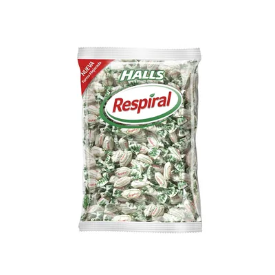 HALLS Caramelos Halls Respiral Sabor Menta Eucalipto Bolsa de 1 KG