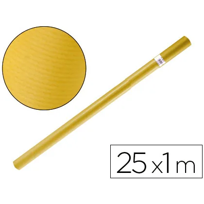 Papel Kraft Liderpapel Amarillo Rollo 25X1 M