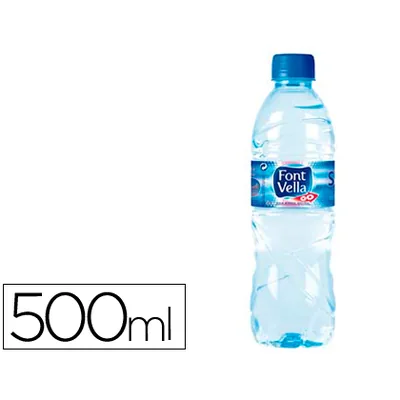 FONT VELLA Agua Mineral Natural Font Vella Sant Hilari 500 ML