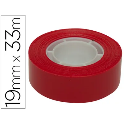 APLI Cinta Adhesiva Apli 33 M X 19 MM Color Rojo