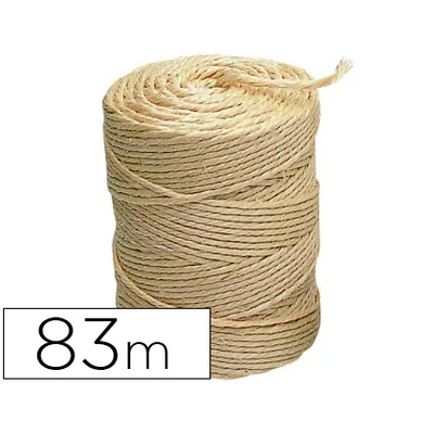 LIDERPAPEL Cuerda Sisal Liderpapel 3 Cabos Rollo 1/2 KG