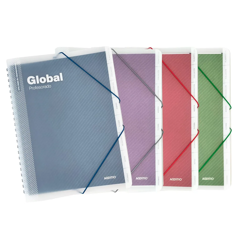 Carpeta Global Additio A4 con Evalucion Continua Programacion Tutoria y Reuniones