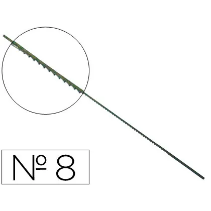 Pelos de Segueta Madera Nº8 Caja de 144 Unidades