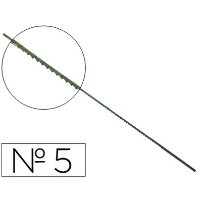 WUTO Pelos de Segueta Madera Nº5 Caja de 144 Unidades