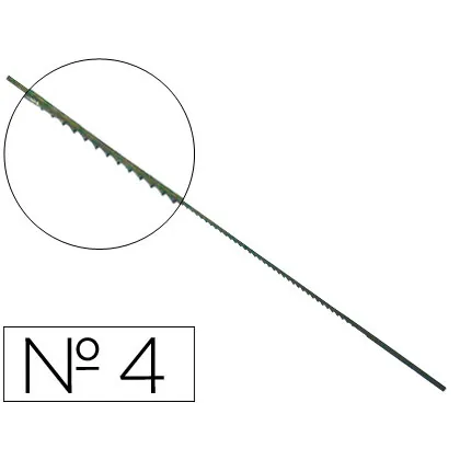 Pelos de Segueta Madera Nº4 Caja de 144 Unidades
