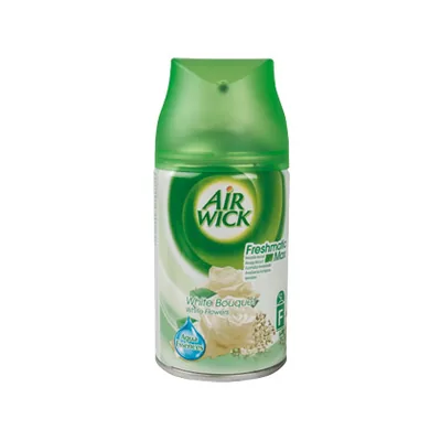 AIR WICK Ambientador Air Wick Flores Blancas Recambio de 250 ML para Aparato Air Wick Freshmatik