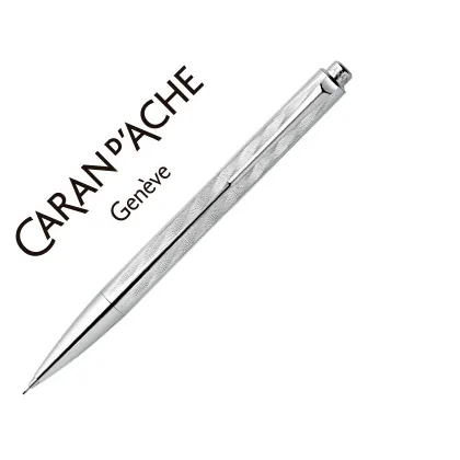 Portaminas Caran D'ache RNX-316 Pvd Steel Version Grabado Guilloche
