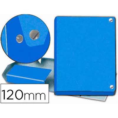 PARDO Carpeta Proyectos Pardo Folio Lomo 120 MM Carton Forrado Azul con Broche