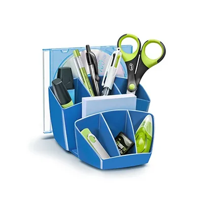 CEP Organizador Sobremesa Cep 8 Compartimentos Plastico Azul 143X158X93 MM