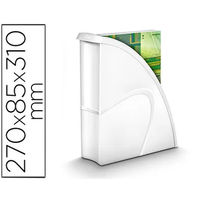 CEP Revistero Cep Plastico Uso Vertical / Horizontal Blanco 85X270X310 MM