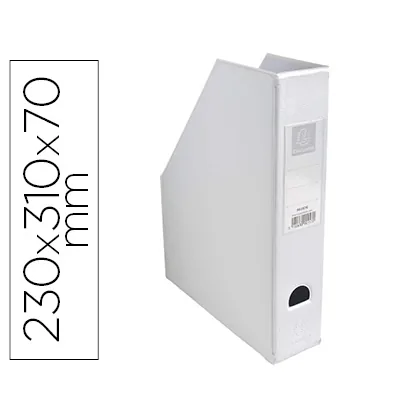 Revistero Exacompta Pvc Lomo 70 MM Color Blanco 230X310X70 MM