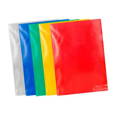 Q-CONNECT Carpeta Dossier Uñero Plastico Q-Connect DIN A4 120 Micras Colores Surtidos Caja de 100 Unidades