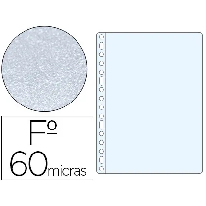Funda Multitaladro Esselte Folio Polipropileno 65 Mc Piel de Naranja Caja de 100 Unidades