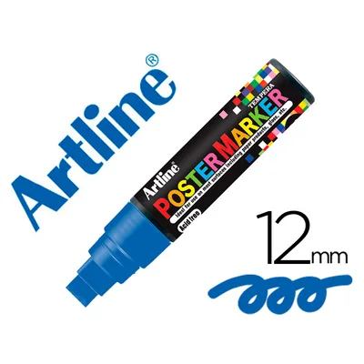 ARTLINE Rotulador Artline Poster Marker EPP-12 Punta Redonda 12 MM Color Azul