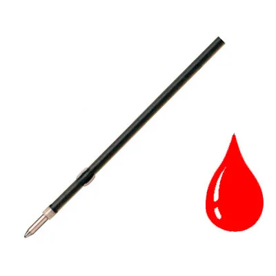 LIDERPAPEL Recambio Boligrafo Liderpapel Gummy Touch Retractil 1,0 MM Tinta Roja Bolsa de 10 Unidades