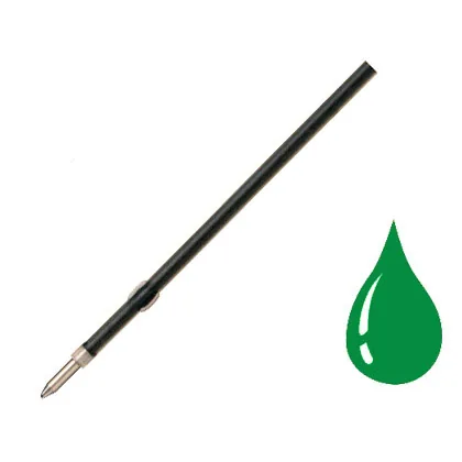 Recambio Boligrafo Liderpapel Gummy Touch Retractil 1,0 MM Tinta Verde Bolsa de 10 Unidades