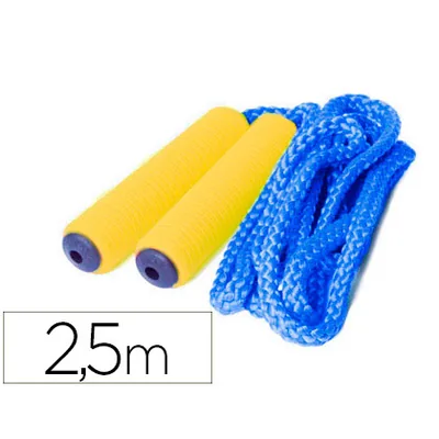 AMAYA Cuerda Individual Amaya en Polipropileno Trenzado en 16 Usos con Mango Foam 2.5 M