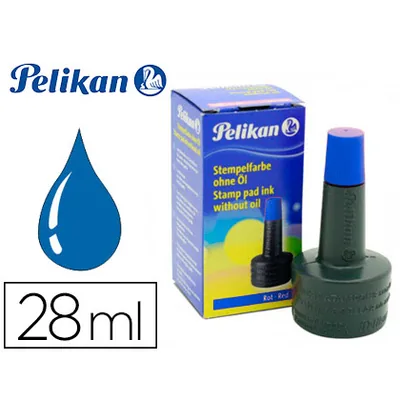 PELIKAN Tinta Tampon Pelikan Azul Bote 28 ML