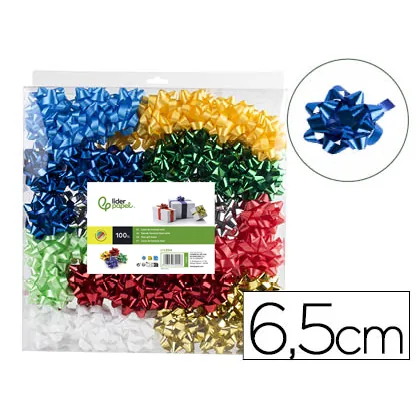 Lazo Liderpapel Fantasia Maxi Metalizado Colores Surtidos