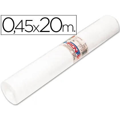 Rollo Adhesivo Aironfix Unicolor Blanco 67002 Rollo de 20 M