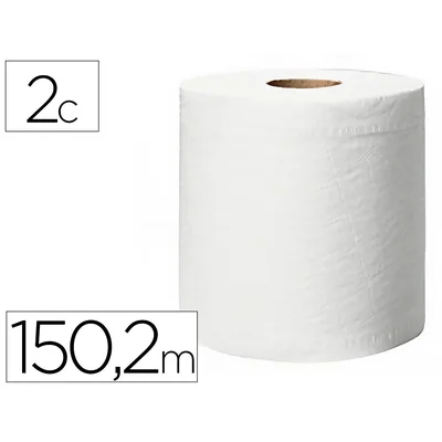 TORK Papel Secamanos Central 2 Capas para Dispensador M2 Rollo de 150,2 M