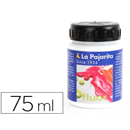 Pintura Acrilica la Pajarita F-00 Blanco Fluorescente 75ML