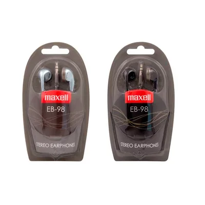 MAXELL Auricular Maxel Black-silver 1,2 M