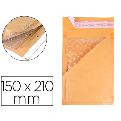 Q-CONNECT Sobre Burbujas Crema Q-Connect Caja de 0 150 X 210 MM Caja de 100