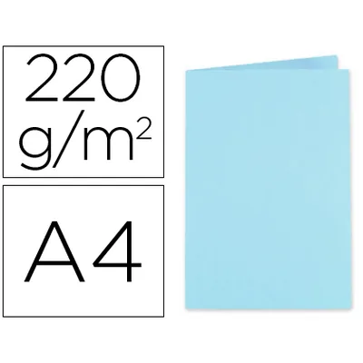 EXACOMPTA Subcarpeta Cartulina Exacompta DIN A4 Azul Claro 220 GR