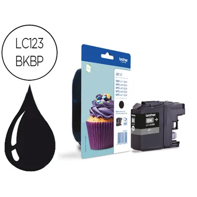 BROTHER Ink-jet Brother DCP-J132W/152W/552DW/752DW MFC-J470DW/650DW/870DW Negro -600 Pag