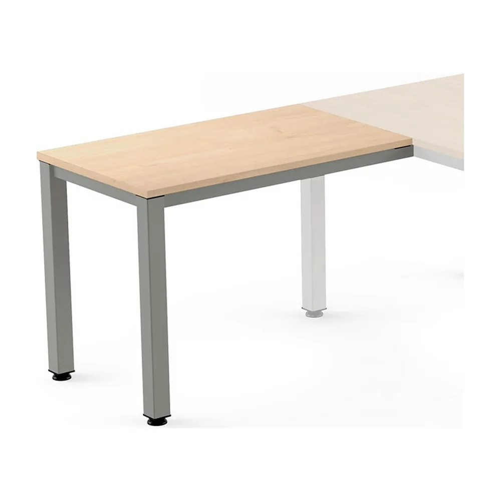 Ala para Mesa Rocada Serie Executive 60X100 CM Derecha O Izquierda Acabado Gris/haya