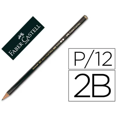 FABER CASTELL Lapices de Grafito Faber 9000 2B Unidad