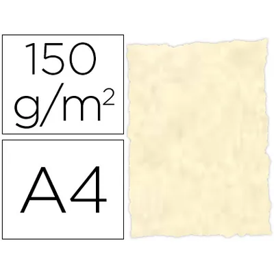 MICHEL Papel Pergamino DIN A4 Troquelado 150 GR Color Parchment Topacio Paquete de 25 Hojas