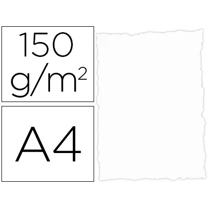 Papel Pergamino DIN A4 Troquelado 150 GR Color Parchment Blanco Paquete de 25 Hojas