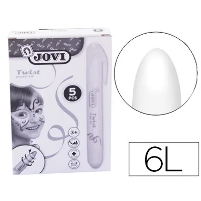 JOVI Barra de Maquillaje Jovi Twist Make-up Blanca Caja de 5 Unidades