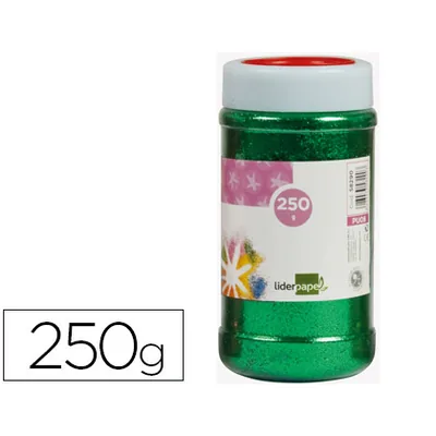 FANTA Purpurina Liderpapel Fantasia Color Verde Metalizado Bote de 250 GR