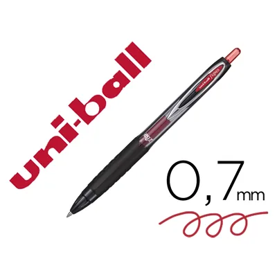 UNIBALL Boligrafo Uni-ball Signo 207E Retractil 0,7 MM Color Rojo
