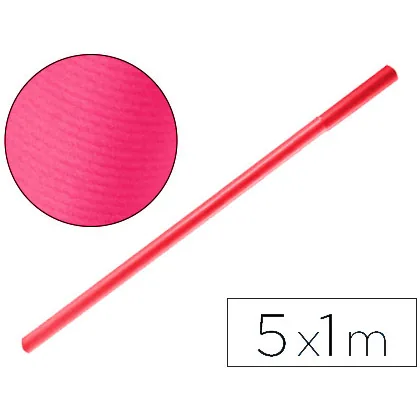 Papel Kraft Liderpapel Fucsia Rollo 5X1 M