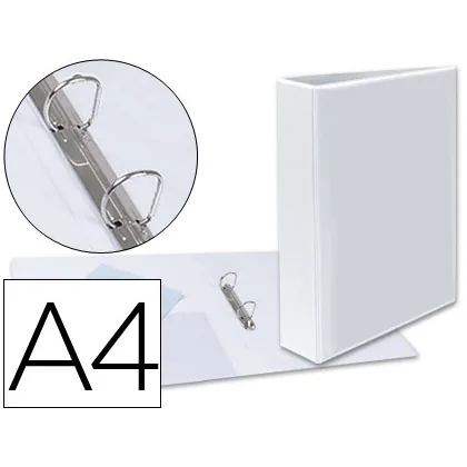 Carpeta Canguro 2 Anillas Mixtas 40MM Esselte A4 Plastico Blanca
