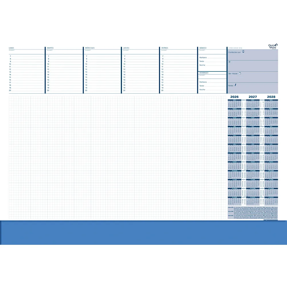 Planning Sobremesa Semanal Quo Vadis Escribania Esp SU8200 42X59,5 CM